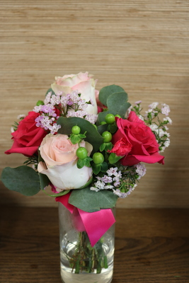 Pink & Green Nosegay from Kelley's Florist in Lake Placid, FL
